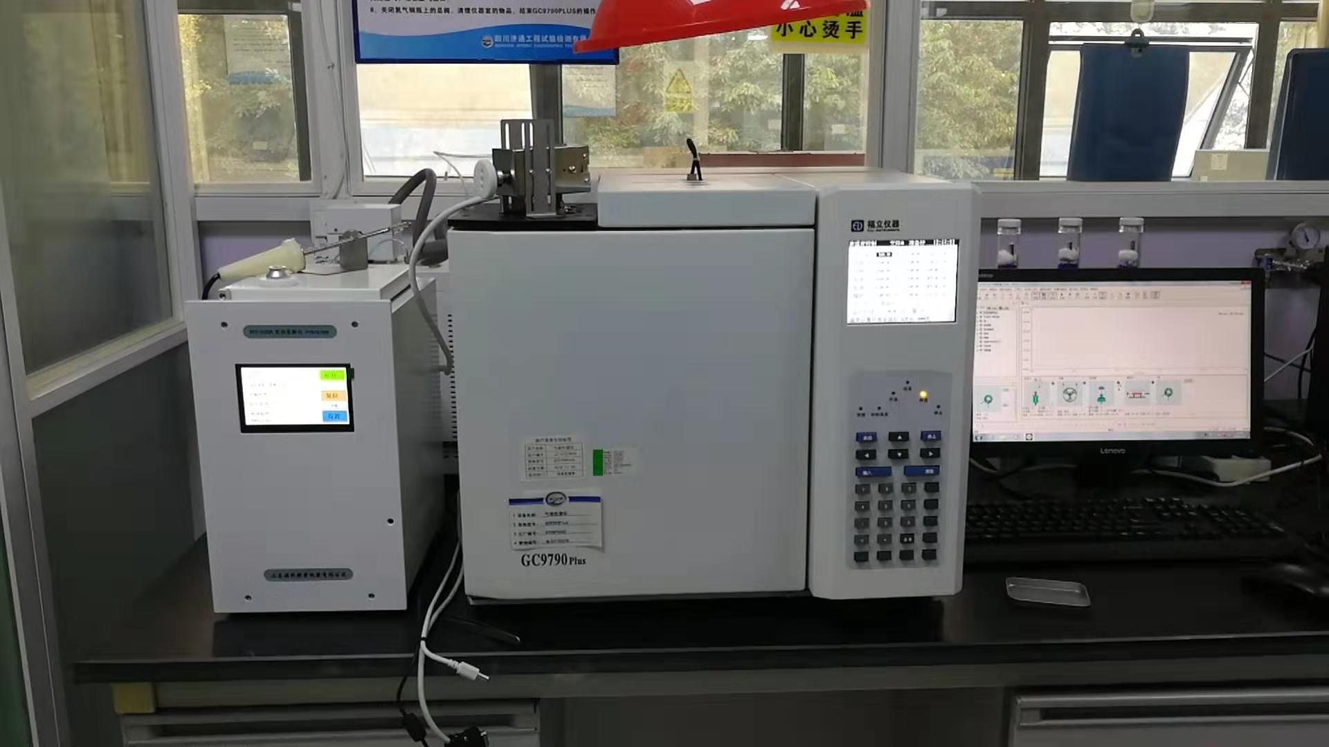 润扬RY-100A热裂解仪在四川某工程试验检测有限公司安装调试完成