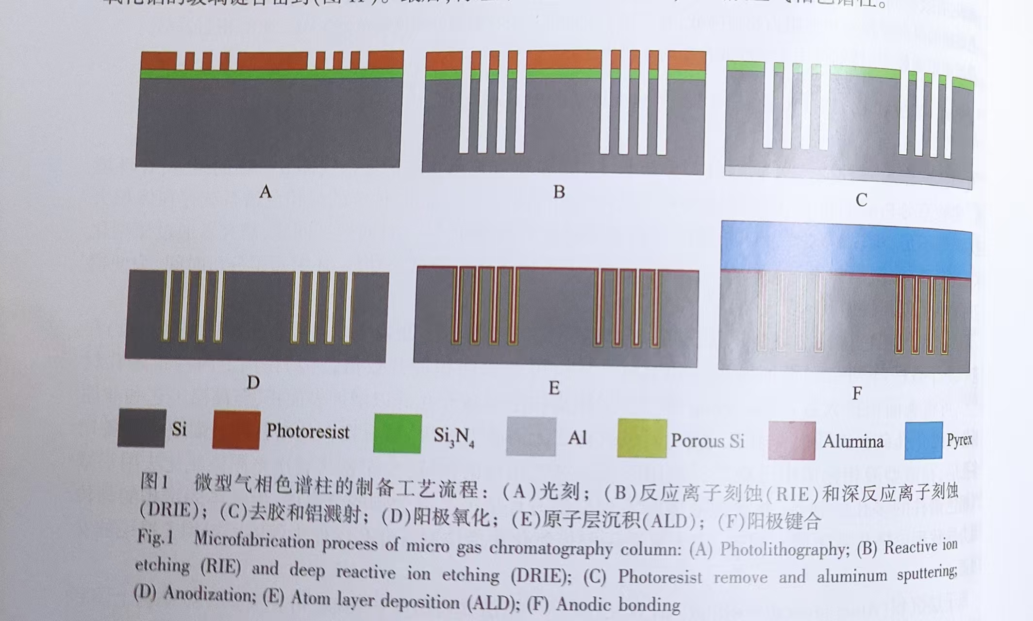 阳极氧化法制备大表面积微型气相色谱柱技术概述 阳极氧化法制备大表面积微型气相色谱柱技术概述